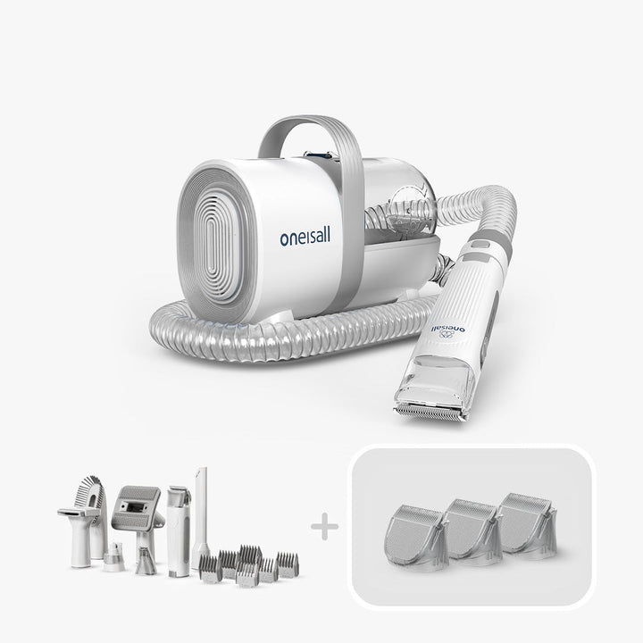 Oneisall LM2 7-in-1 Pet Grooming Vacuum Kit Purple