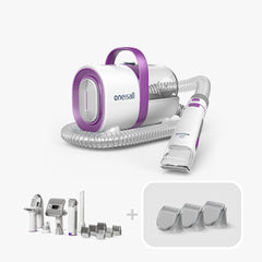 Oneisall LM2 7-in-1 Pet Grooming Vacuum Kit Purple