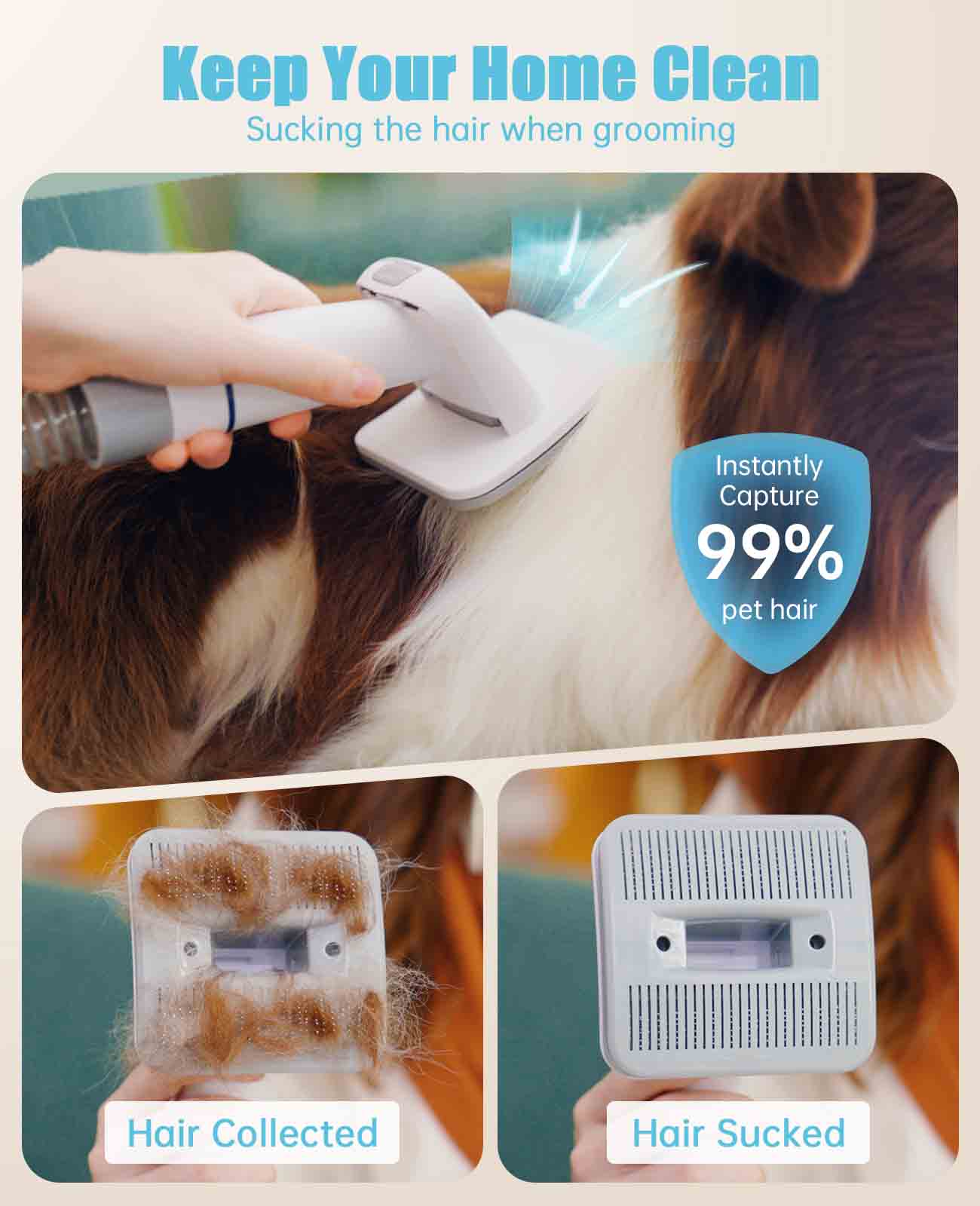 Oneisall 4pcs Accessories for Dog Grooming Vacuum – oneisall