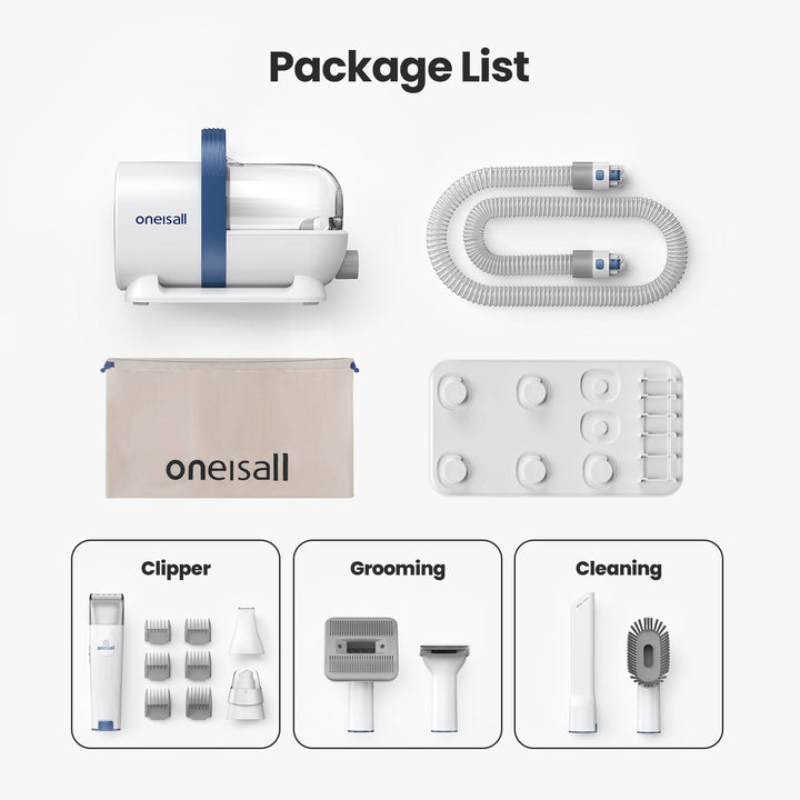 pet grooming vacuum kit 