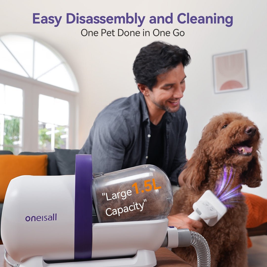 oneisall ペット用グルーミングセット LM5 Grooming Vacuum For Dog | Oneisall Pet Grooming | Lm5 4-In-1