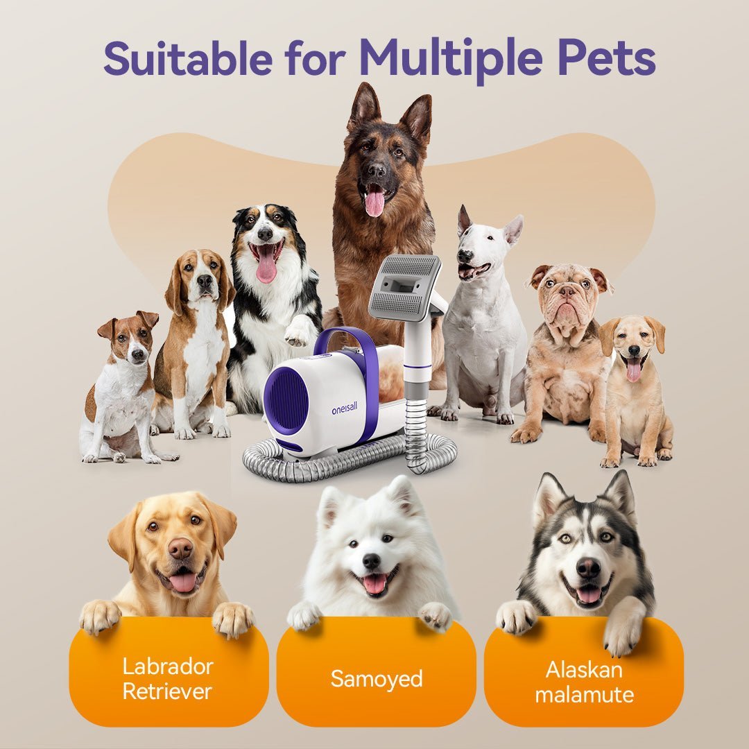 Oneisall LM5 4-in-1 Pet Grooming Vacuum Kit