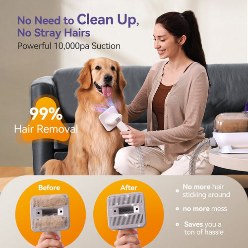 Oneisall LM5 4-in-1 Pet Grooming Vacuum Kit