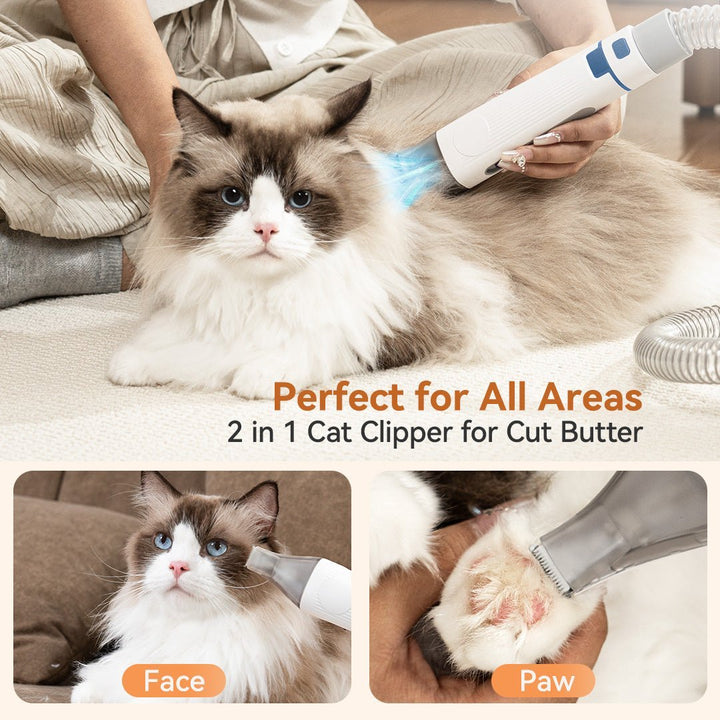 Oneisall LM5C 6-in-1 Cat Grooming Vacuum Kit