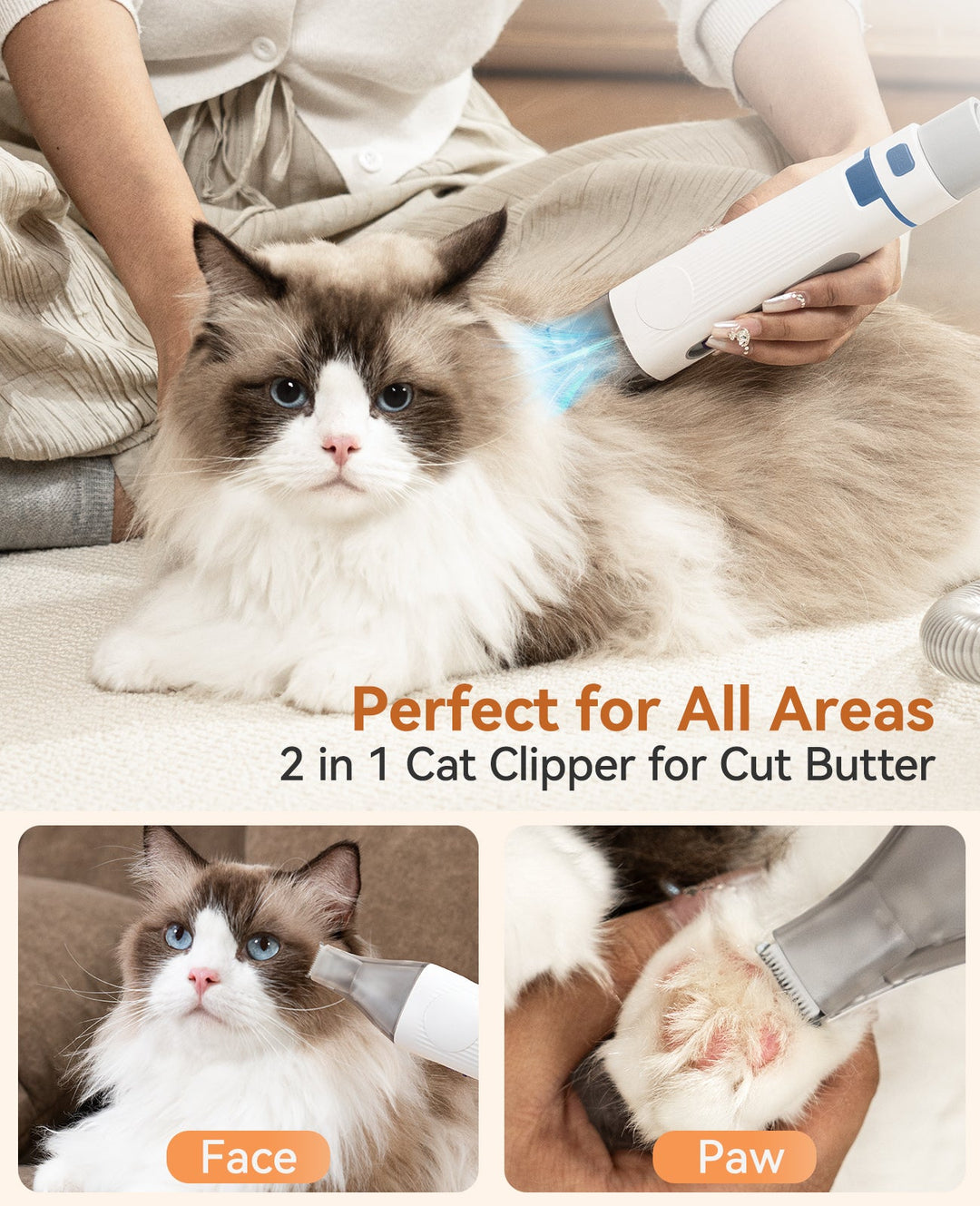 cat grooming vacuum