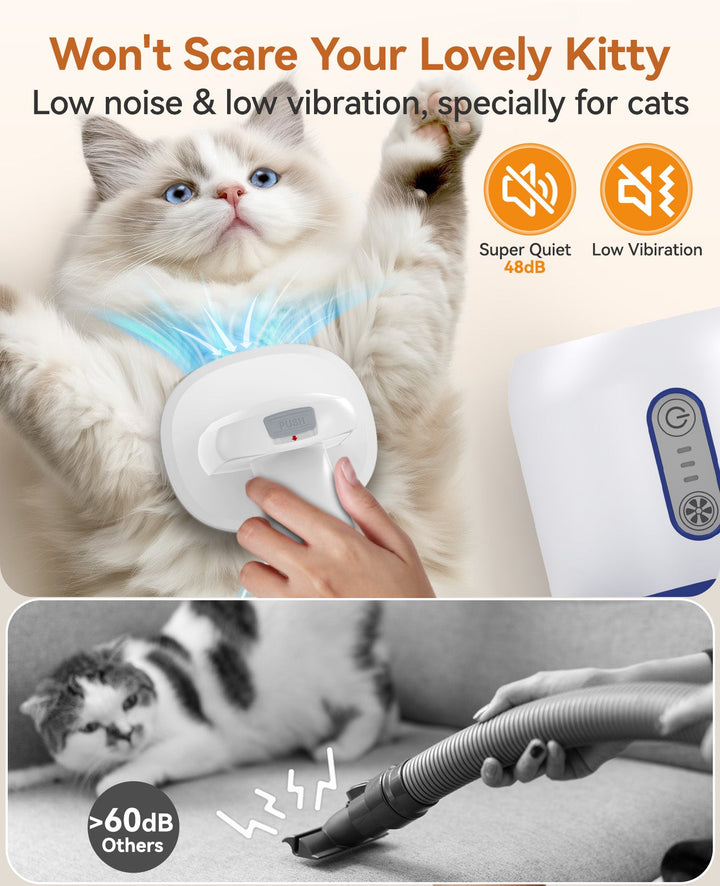 cat grooming vacuum