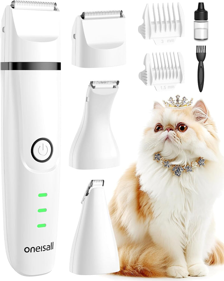 Oneisall N12 3-in-1 Cat Grooming Kit
