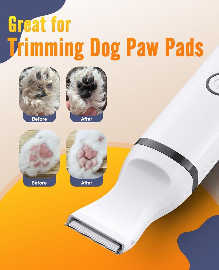 oneisall n5 dog clipper with double blades dog paw trimmer