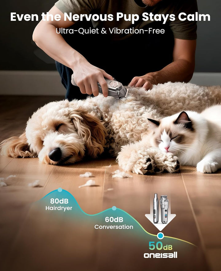 4-in-1 Dog Clippers & Paw Trimmer Set