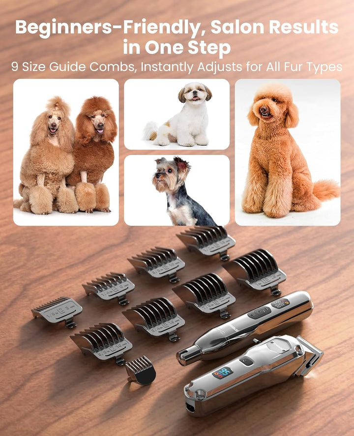 4-in-1 Dog Clippers & Paw Trimmer Set