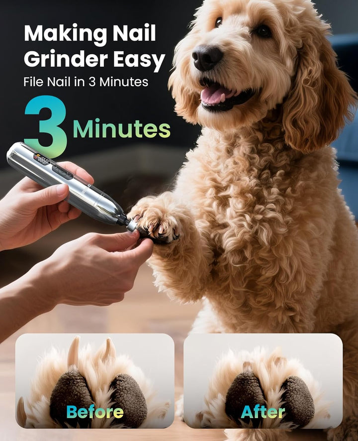 4-in-1 Dog Clippers & Paw Trimmer Set