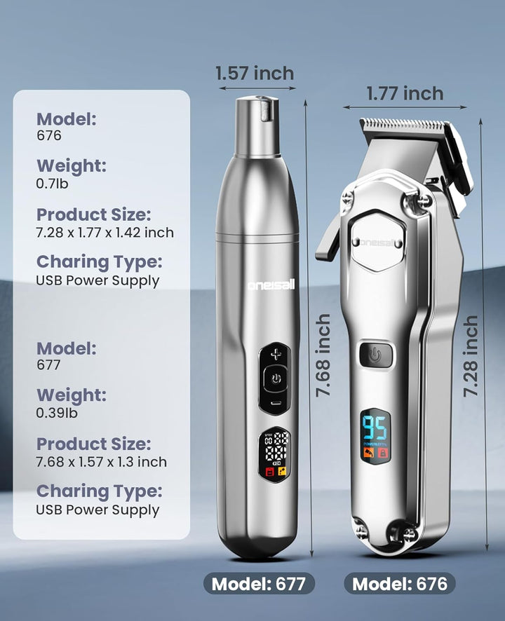 4-in-1 Dog Clippers & Paw Trimmer Set