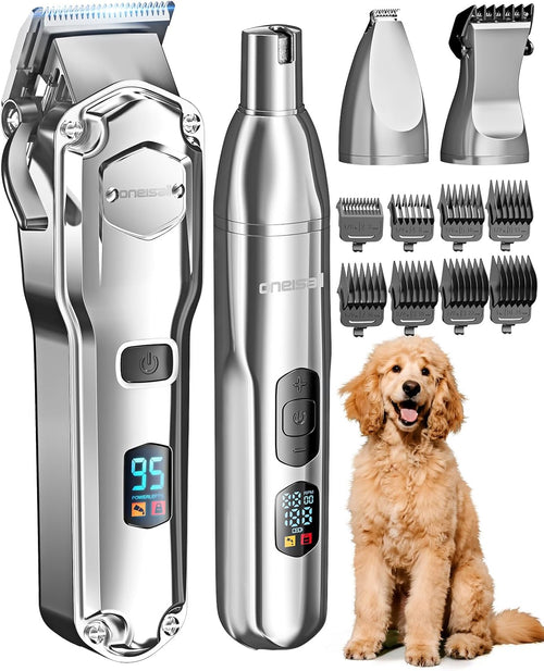 4-in-1 Dog Clippers & Paw Trimmer Set
