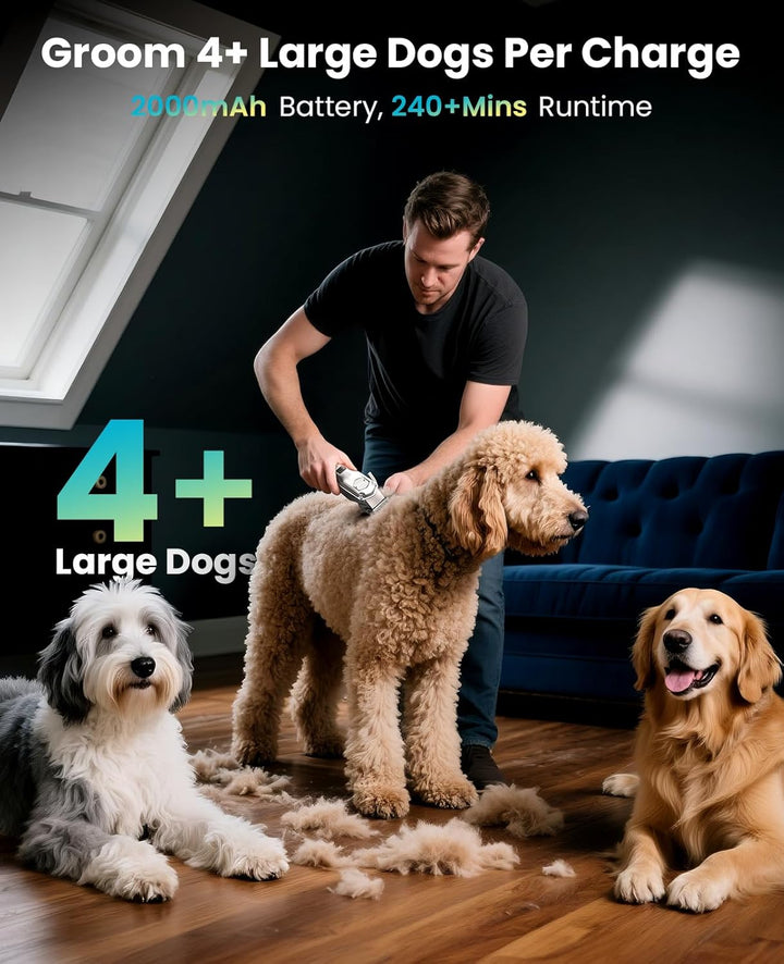 4-in-1 Dog Clippers & Paw Trimmer Set