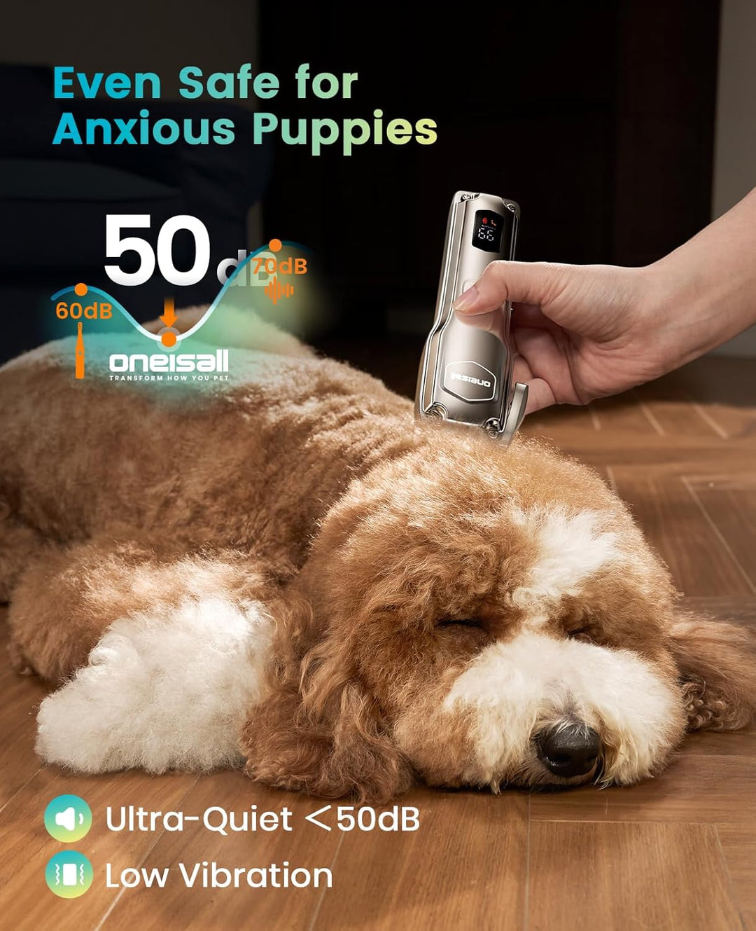 Oneisall PC18 Dog Clippers for Grooming Thick Hair oneisall Oneisall PC18 Dog Clippers for Grooming Thick Hair oneisall
