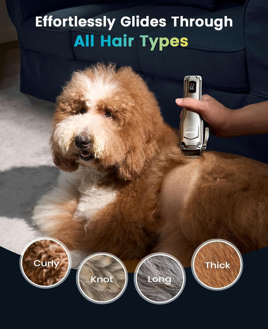 Dog Clippers for Grooming Thick Hair