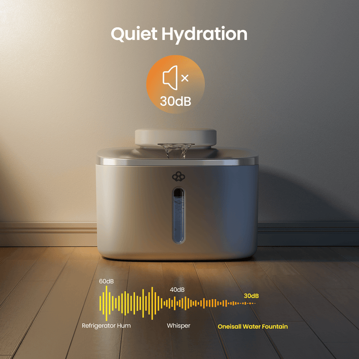 3.5L cat water fountain white