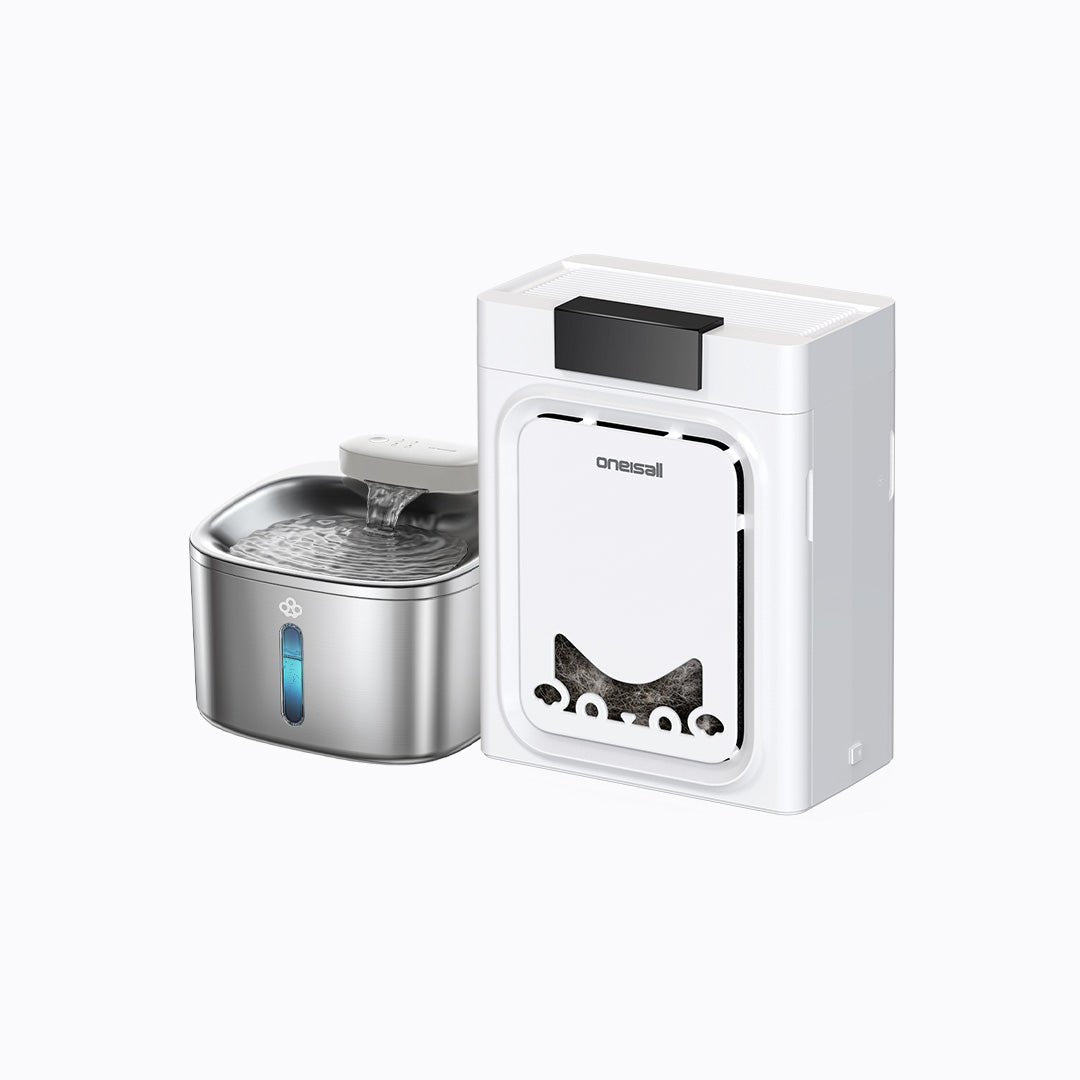 Oneisall Pet Air Purifier & Cordless Water Fountain Set – oneisall
