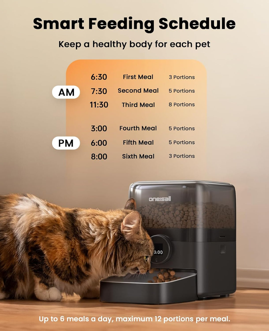 Oneisall PFO5 Automatic Cat Feeder