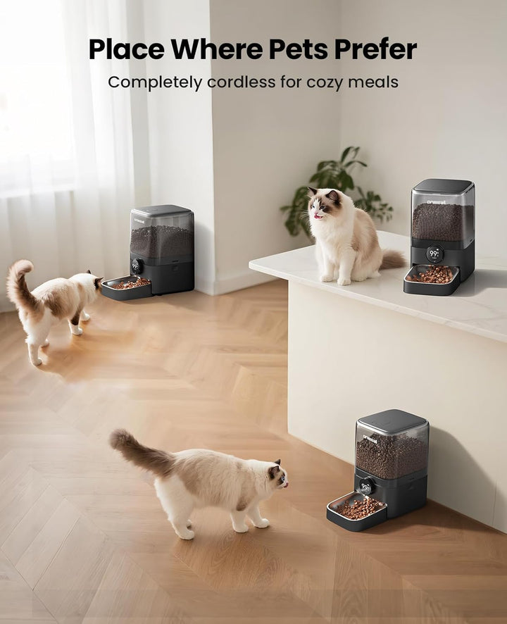 5L Cordless Smart Cat Feeder with APP Control
