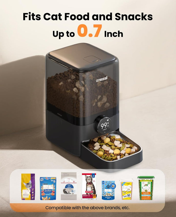 5L Cordless Smart Cat Feeder with APP Control