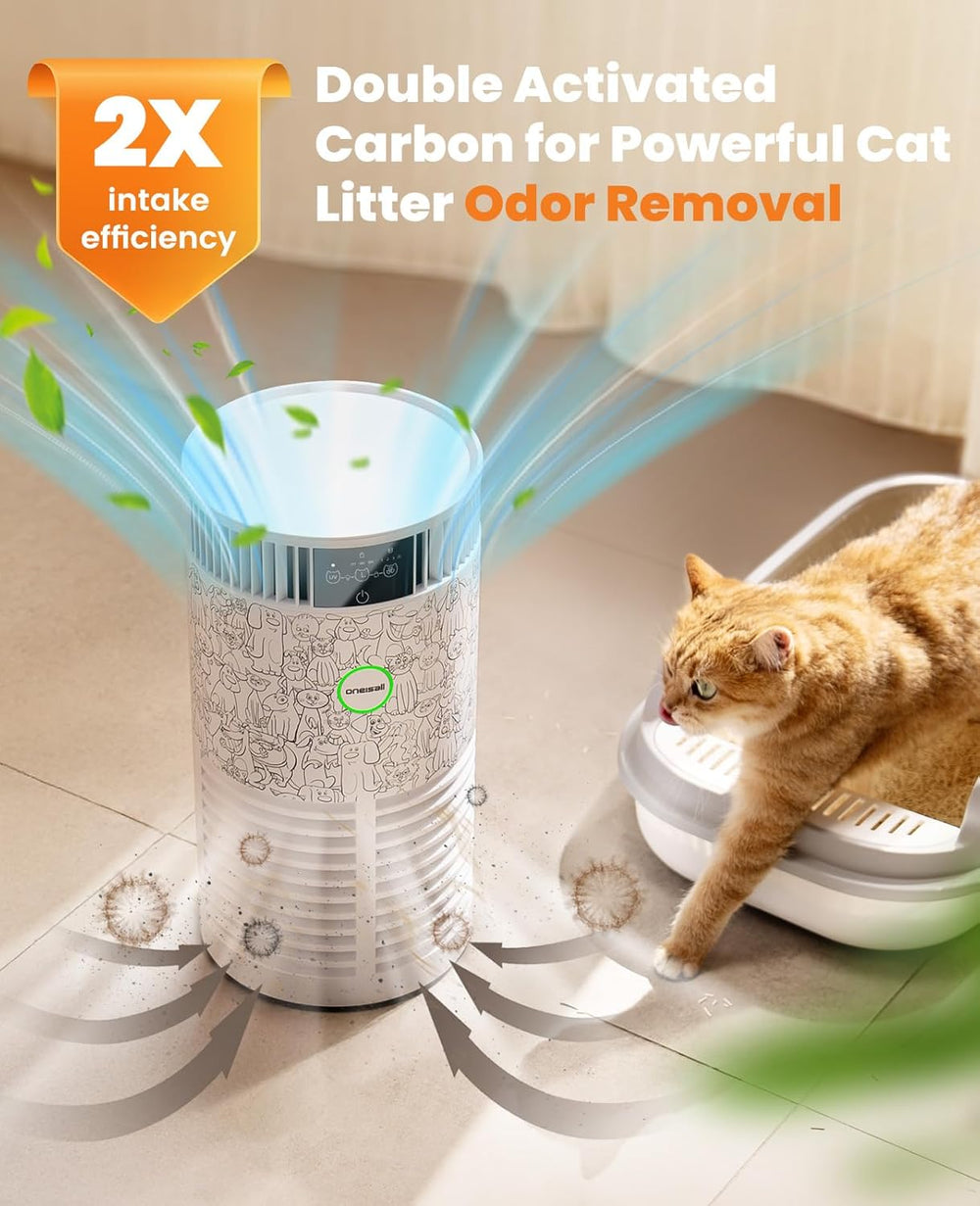 Oneisall PP01 Pet Air Purifier with Washable Filter