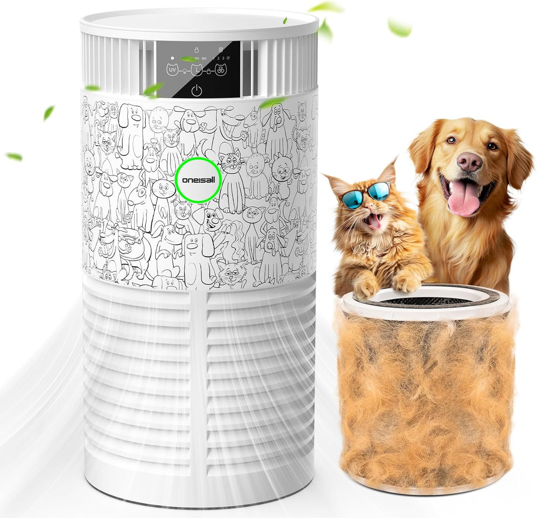 Oneisall PP01 Pet Air Purifier with Washable Filter