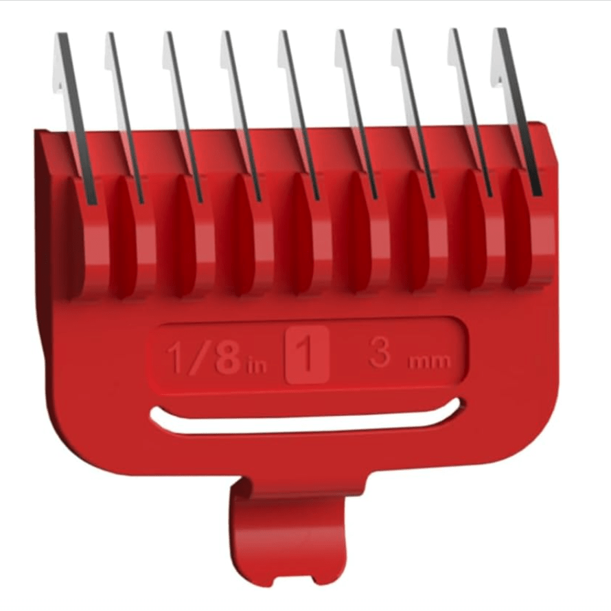 Oneisall RFC-676/RFC-676 Pro Dog Clipper 3mm Red Metal Combs Replacement