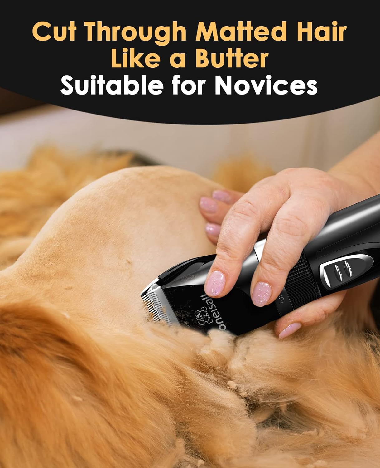 Oneisall X2 2 Speeds Cat Clippers for Matted Hair
