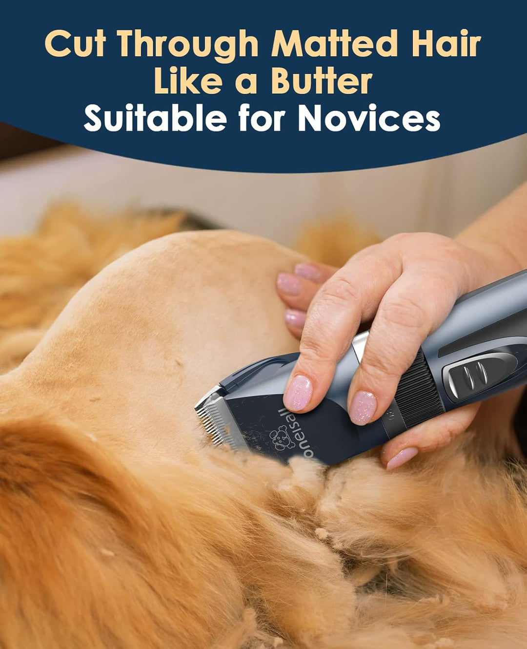 Oneisall 2 Speed Cat Clippers for Matted Hair