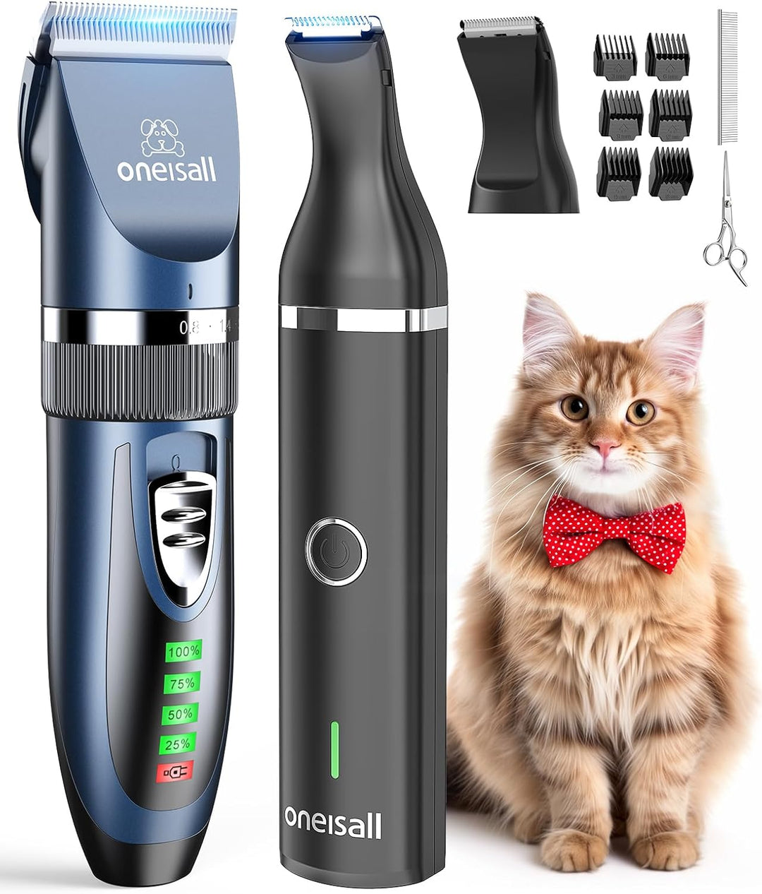Oneisall X2&N5 3 in 1 Cat Clippers & Cat Paw Trimmer