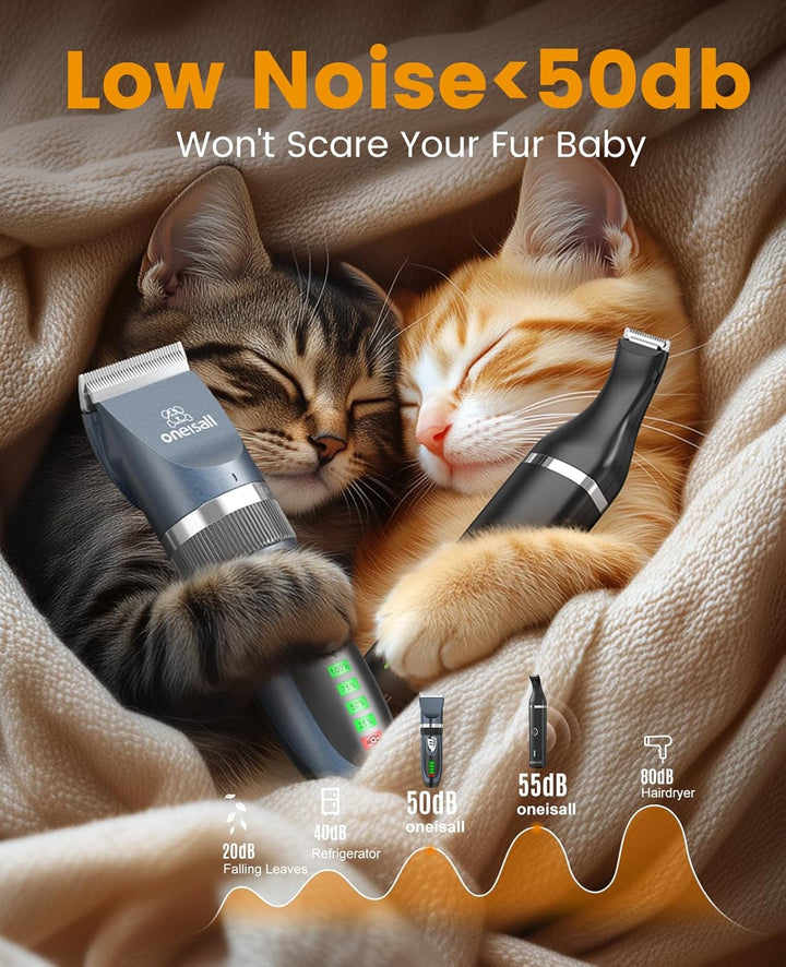 Oneisall X2&N5 3 in 1 Cat Clippers & Cat Paw Trimmer