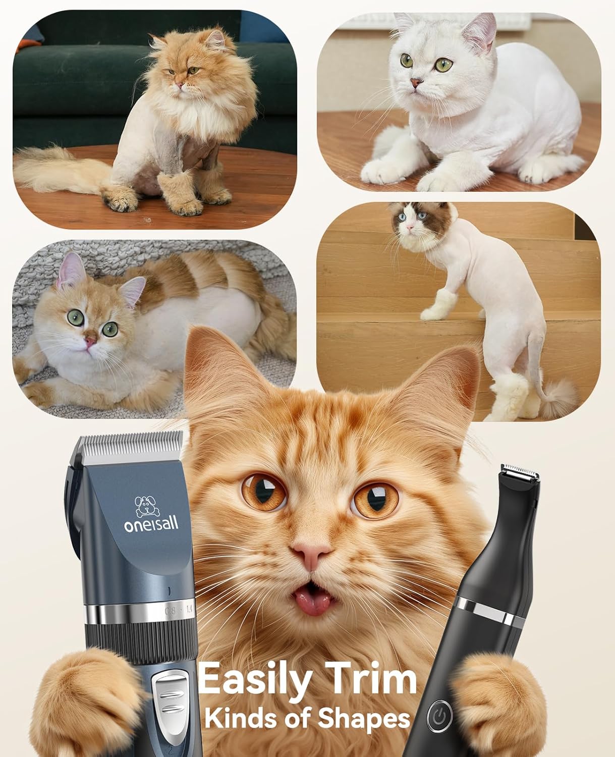 Cat's Paw 額装③ Oneisall X2&N5 3 in 1 Cat Clippers & Cat Paw Trimmer – oneisall