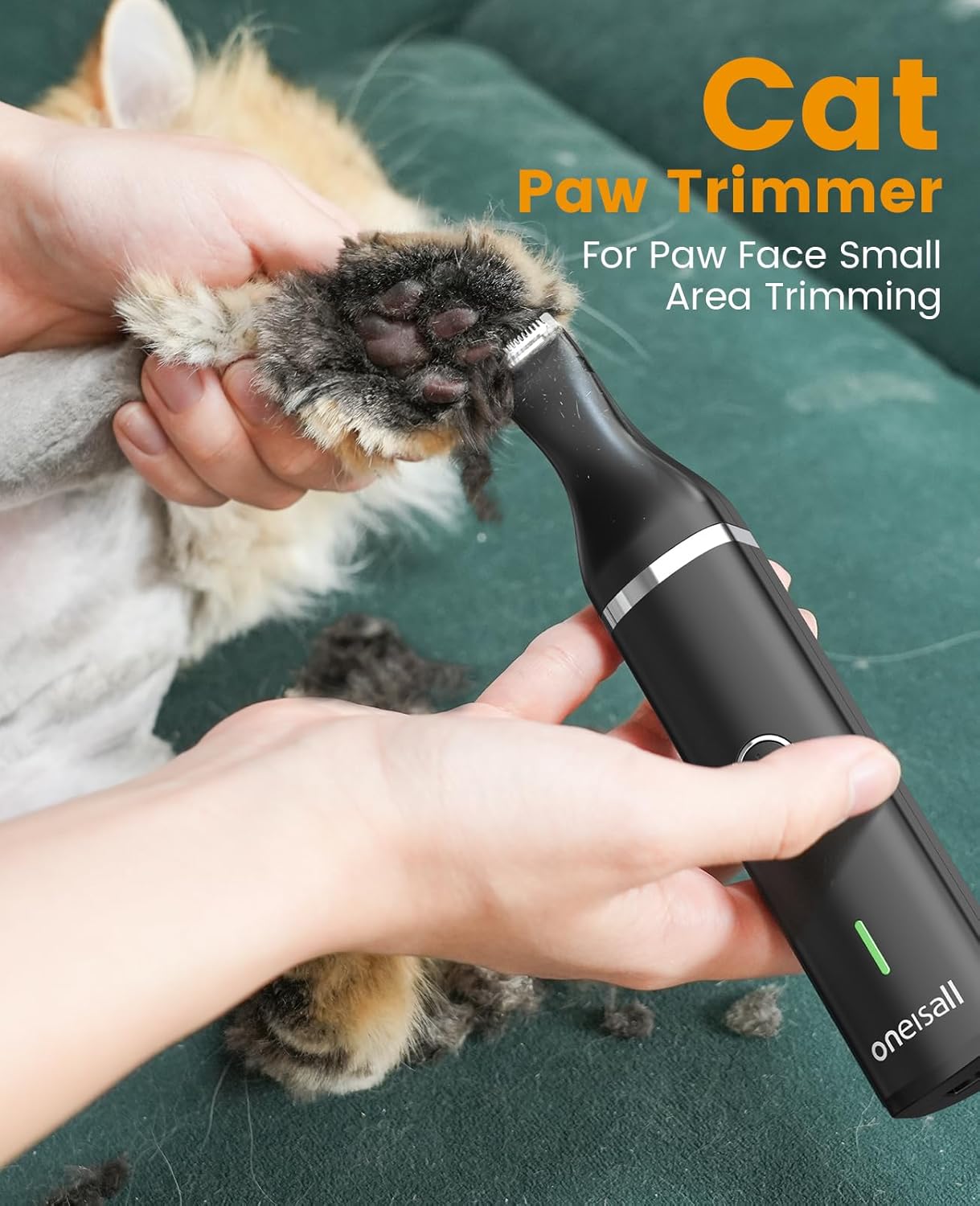 Oneisall X2&N5 3 in 1 Cat Clippers & Cat Paw Trimmer