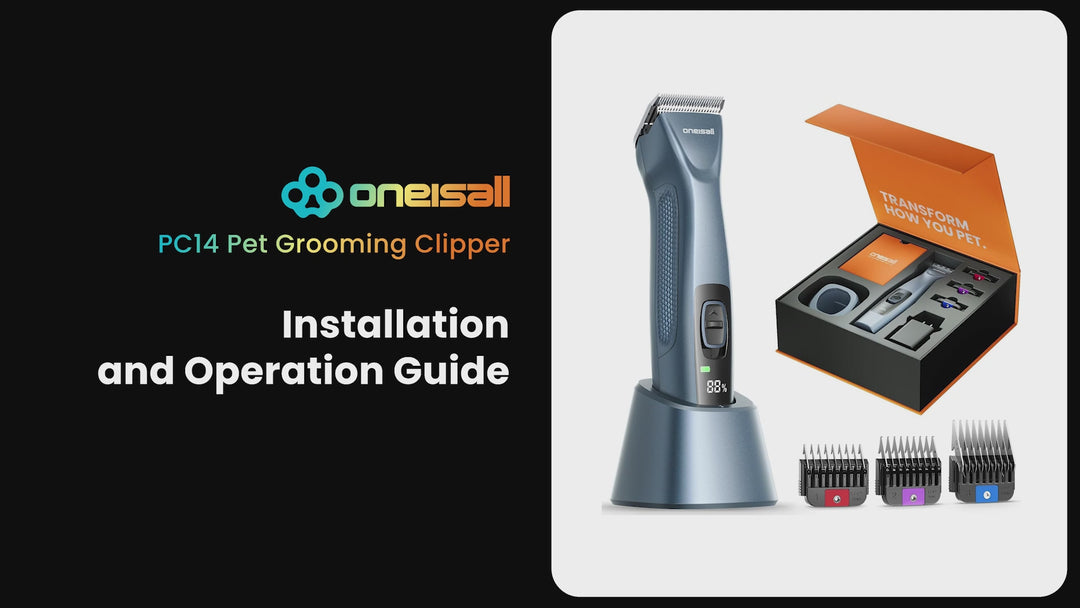 Oneisall Cordless Professional Dog Grooming Clippers Upgrade