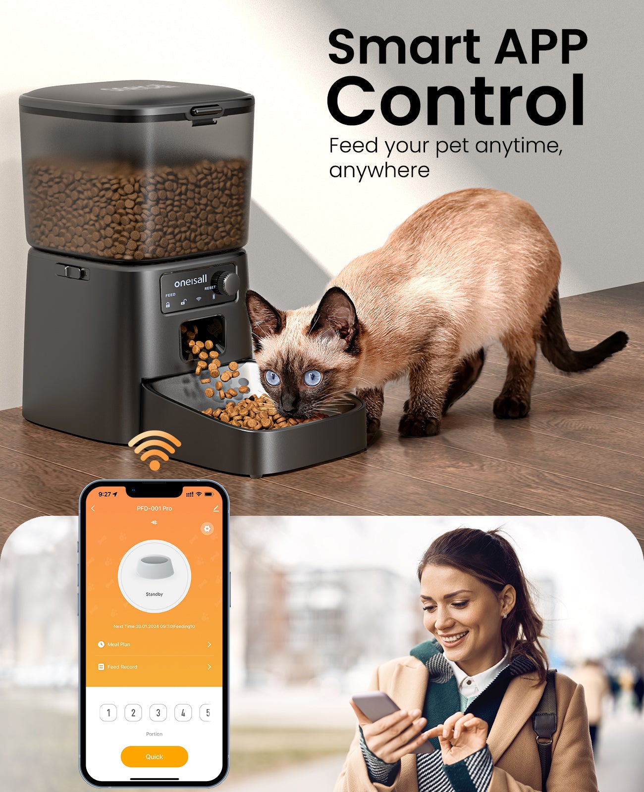 Cat feeder with app hotsell