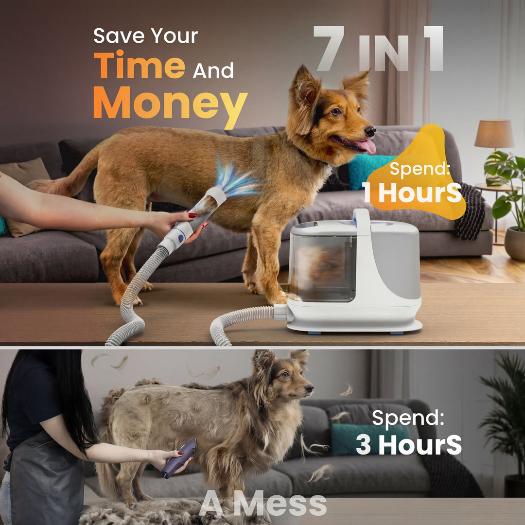 Oneisall BM3 13000Pa Super Strong Suction Dog Grooming Vacuum Kit